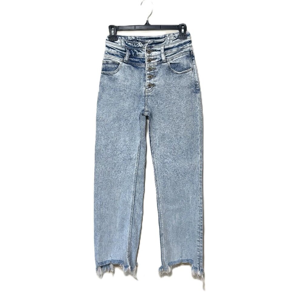 KanCan Signature High-Rise Cropped Straights, Size 25